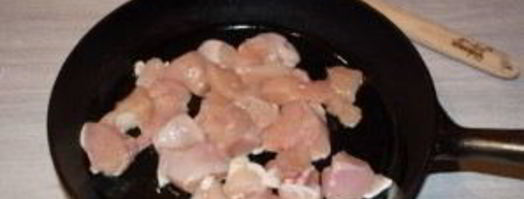 мясо по-французски в сковороде. Шаг 4