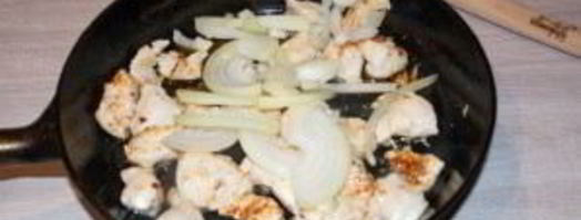 мясо по-французски в сковороде. Шаг 5