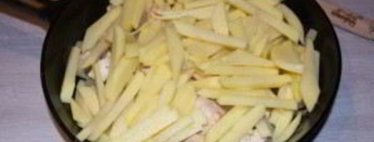 мясо по-французски в сковороде. Шаг 6