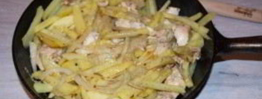 мясо по-французски в сковороде. Шаг 7