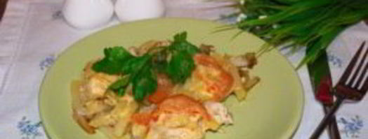 мясо по-французски в сковороде. Шаг 10