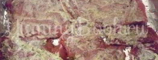 мясо с ананасом по-французским мотивам. Шаг 7