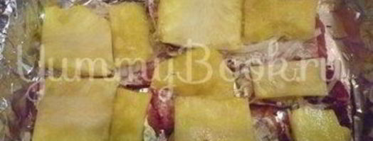 мясо с ананасом по-французским мотивам. Шаг 11