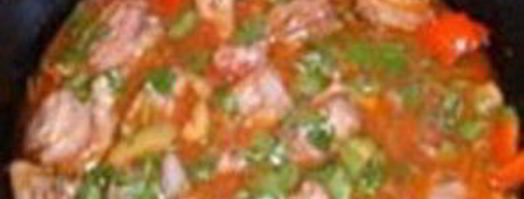 баранина на косточке с помидорами и вином. Шаг 4