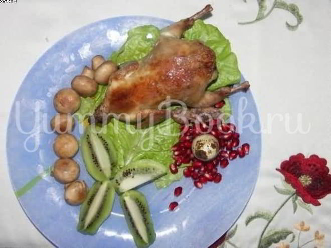 Рецепт фаршированных перепелок