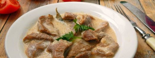 говядина в сметанном соусе тушеная. Шаг 9