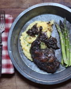 Кролик в красном вине