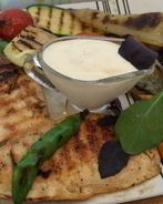 Куриное филе с овощами-гриль