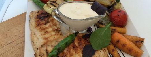 куриное филе с овощами-гриль. Шаг 15