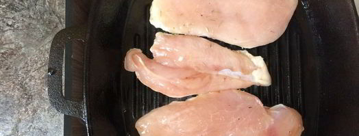 куриное филе с овощами-гриль. Шаг 5