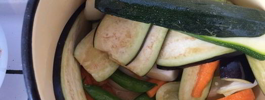 куриное филе с овощами-гриль. Шаг 9