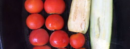 куриное филе с овощами-гриль. Шаг 11