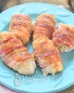 Куриное филе в беконе в духовке