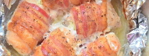 куриное филе в беконе в духовке. Шаг 8