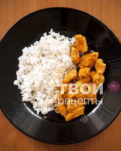 Куриное карри с шампиньонами