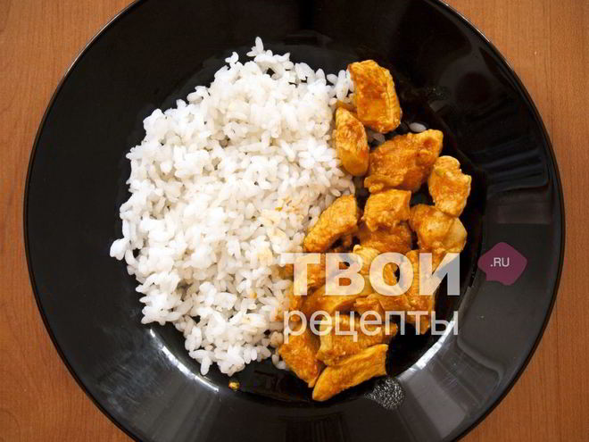 Рецепт куриного карри с шампиньонами