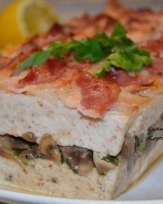 Куриный террин с шампиньонами
