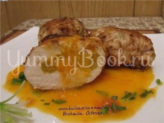 Рецепт куриных конвертов с апельсином в грейпфрутовом соусе