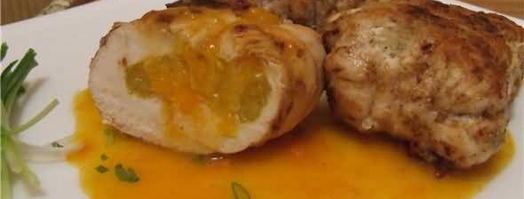 куриные конверты с апельсином в грейпфрутовом соусе. Шаг 35