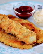 Куриные отбивные в сухарях