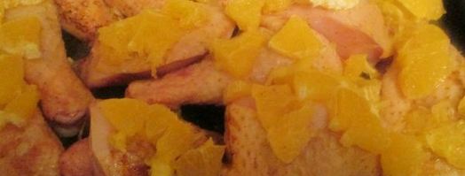 курица с апельсинами в сметане. Шаг 3