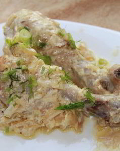 Курица с фенхелем