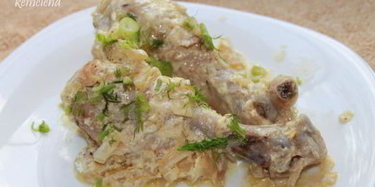 Курица с фенхелем