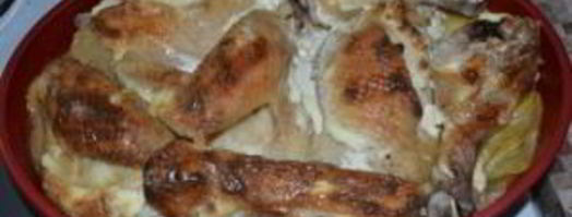 курица с картошкой запеченная в духовке. Шаг 6