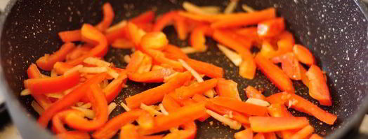 курица с перцем болгарским. Шаг 4