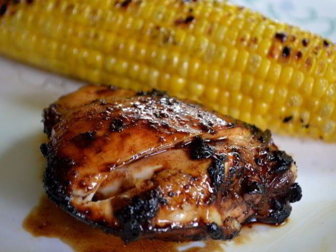 Рецепт курицы в бальзамическом уксусе & меласса