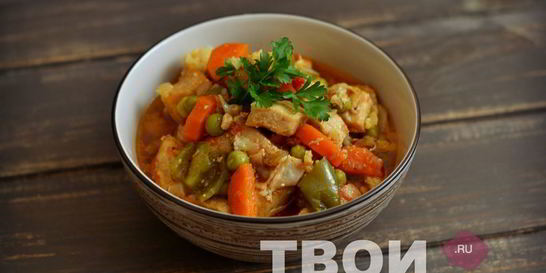 Мясо с овощами в мультиварке