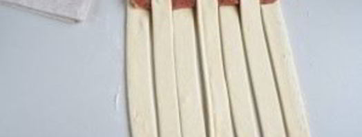 мясо в тесте шахматная доска. Шаг 8