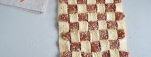 мясо в тесте шахматная доска. Шаг 11