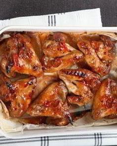 Острые куриные крылышки в азиатском соусе