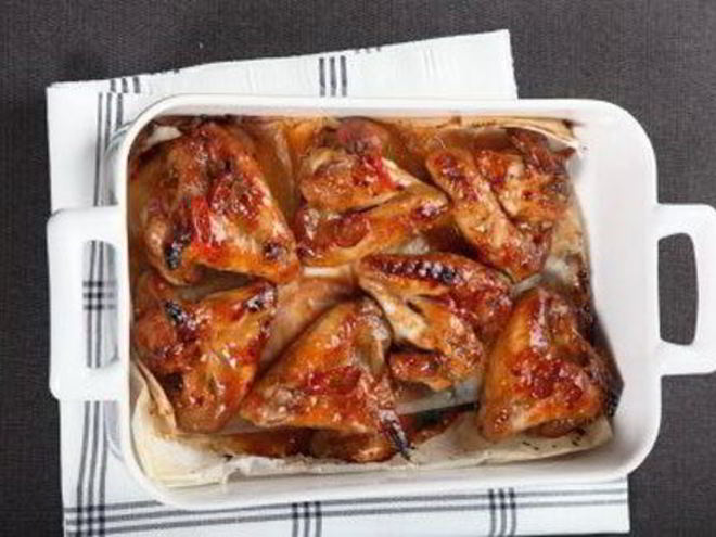 Рецепт острых куриных крылышек в азиатском соусе