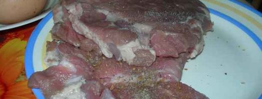 отбивные из свинины с грибным гарниром. Шаг 3