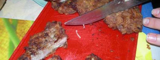 отбивные из свинины с грибным гарниром. Шаг 26