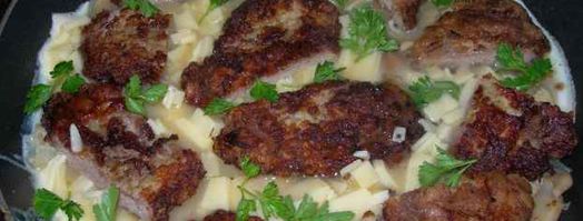 отбивные из свинины с грибным гарниром. Шаг 32