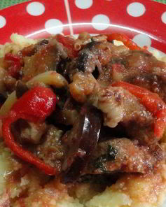 Свинина с баклажанами в мультиварке