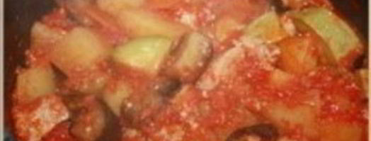 свинина с баклажанами в мультиварке. Шаг 5