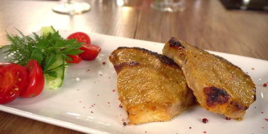 Свинина в апельсиновой глазури