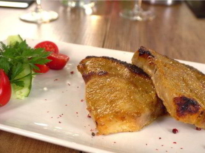 Рецепт свинины в апельсиновой глазури