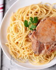 Свиные антрекоты в фольге в духовке