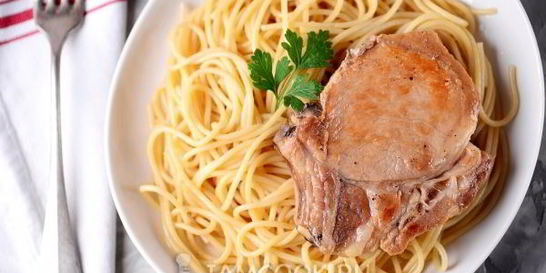 Свиные антрекоты в фольге в духовке