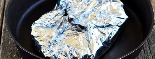 свиные антрекоты в фольге в духовке. Шаг 7