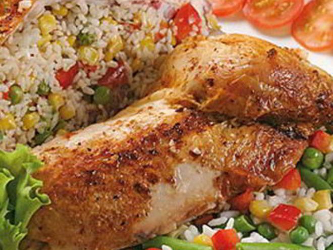 Рецепт цыпленка в меду, фаршированный гавайской смесью