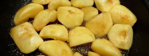 утиная грудка с карамелизированными яблочками. Шаг 3