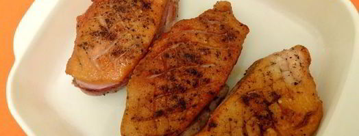 утиная грудка с карамелизированными яблочками. Шаг 5