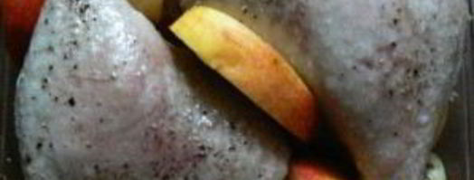 утиные окорочка с яблоками в духовке. Шаг 8