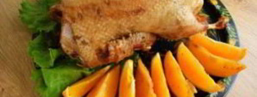 утка с яблоками и апельсинами. Шаг 7